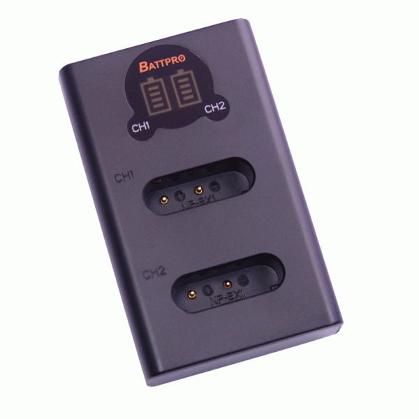 BattPro Sony NP-BX1 雙位電池USB Type C + micro充電器
