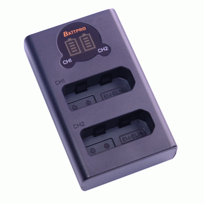BattPro Nikon EN-EL14 雙位電池USB Type C + micro充電器