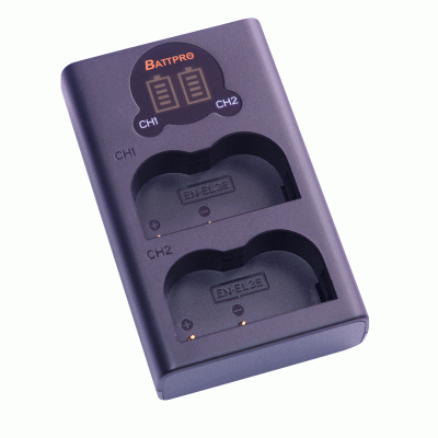 BattPro Nikon EN-EL3E 雙位電池USB Type C + micro充電器