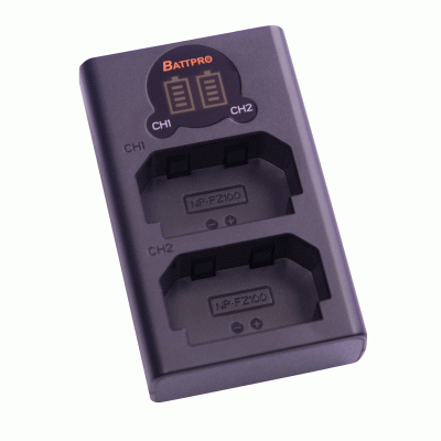 BattPro Sony NP-FZ100 雙位電池USB Type C + micro充電器