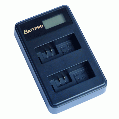 BattPro Canon LP-E5雙位電池USB充電器