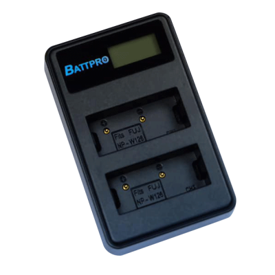 BattPro Fujifilm NP-W126雙位電池USB充電器