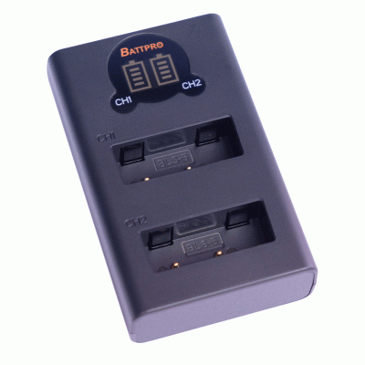 BattPro Olympus BLS-5 雙位電池USB Type C + micro充電器