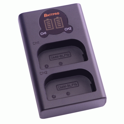 BattPro Panasonic DMW-BLF19 雙位電池USB Type C + micro充電器