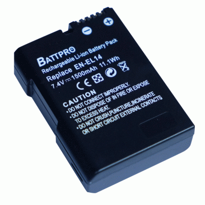 BattPro Nikon EN-EL14