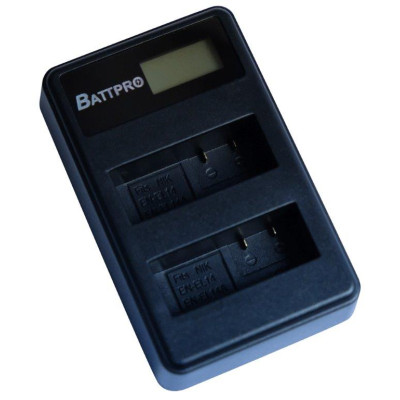 BattPro Nikon EN-EL14 雙位電池USB充電器 BattPro Nikon EN-EL14 雙位電池USB充電器