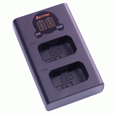 BattPro Sony NP-FW50 雙位電池USB Type C + micro充電器