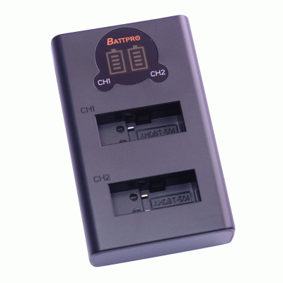 BattPro GoPro Hero 5/6/7/8 雙位電池USB Type C + micro充電器 BattPro GoPro Hero 5/6/7/8 雙位電池USB Type C + micro充電器