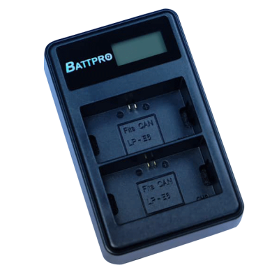 BattPro Canon LP-E6雙位電池USB充電器
