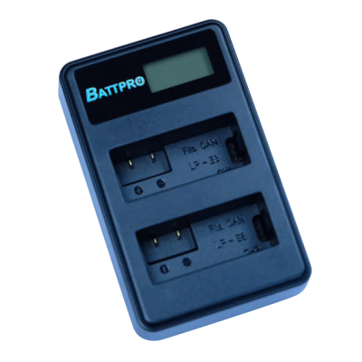 BattPro Canon LP-E8雙位電池USB充電器 BattPro Canon LP-E8雙位電池USB充電器