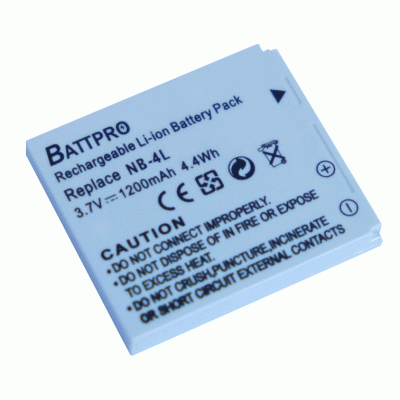 BattPro Canon NB-4L