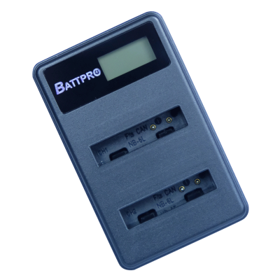 BattPro Canon NB-6L雙位電池USB充電器 BattPro Canon NB-6L雙位電池USB充電器